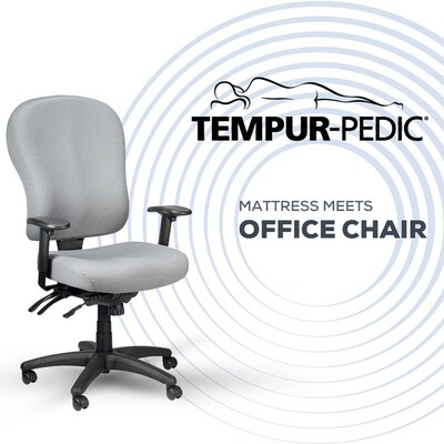 Tempur-Pedic TP4000 Ergonomic Fabric Task Chair, Grey (TP4000-GREY)
