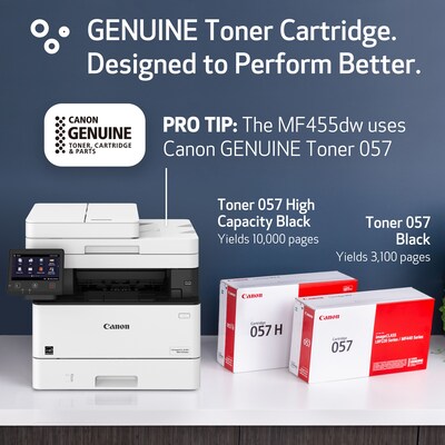 Canon ImageCLASS MF455dw Wireless Black & White All-in-One Laser Printer (5161C005)