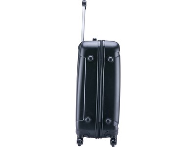 InUSA Pilot 20" Hardside Carry-On Suitcase, 4-Wheeled Spinner, TSA Checkpoint Friendly, Black (IUPIL00S-COA)