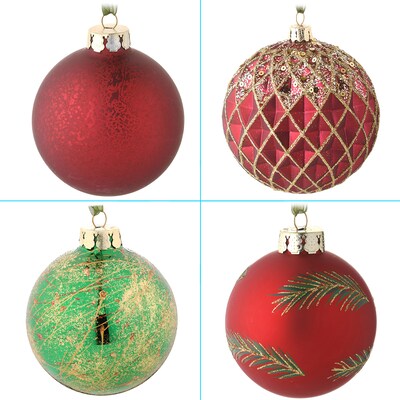 National Tree Company 20-Piece Christmas Tree Ornament Set, Rural Homestead Collection (AH63-RH2021)