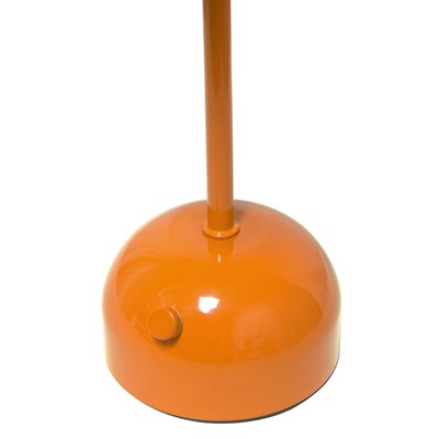 Simple Designs Mushroom Magic LED Table Lamp, Orange (LD1069-ORG)