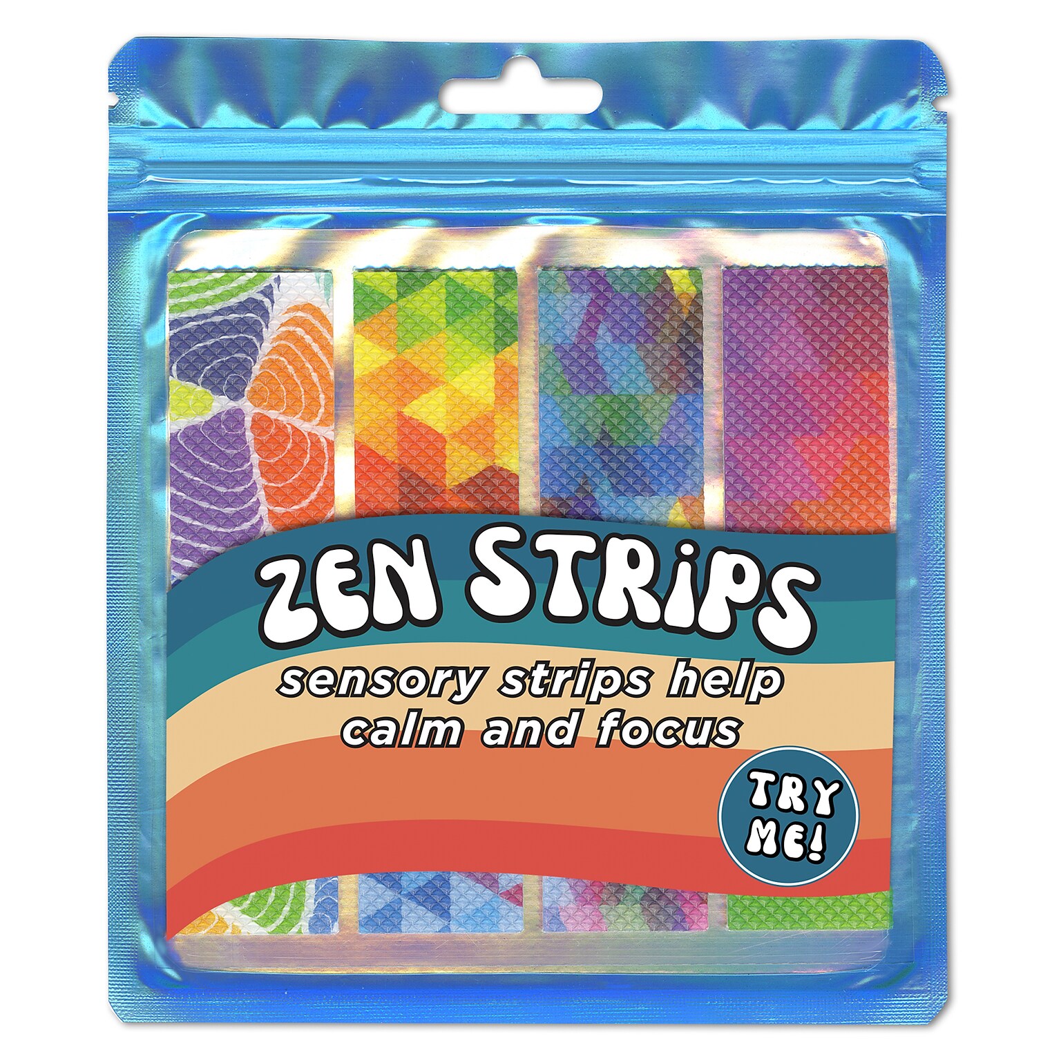 The Pencil Grip Zen Strips, Bumpy Brights, 24/Pack (TPG85606)