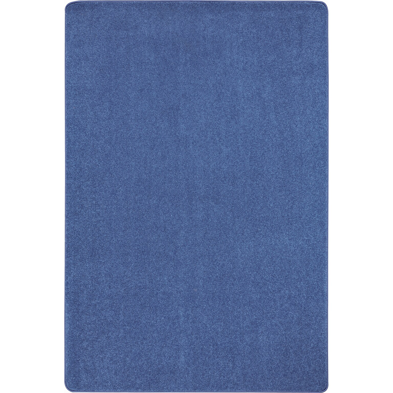 Joy Carpets Just Kidding Polyester 6 x 9 Machine Tufted Rug, Blue (623Q-01)