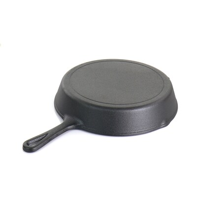 MegaChef Cast Iron Skillet Set with Lid, 3/Set (937114404M)