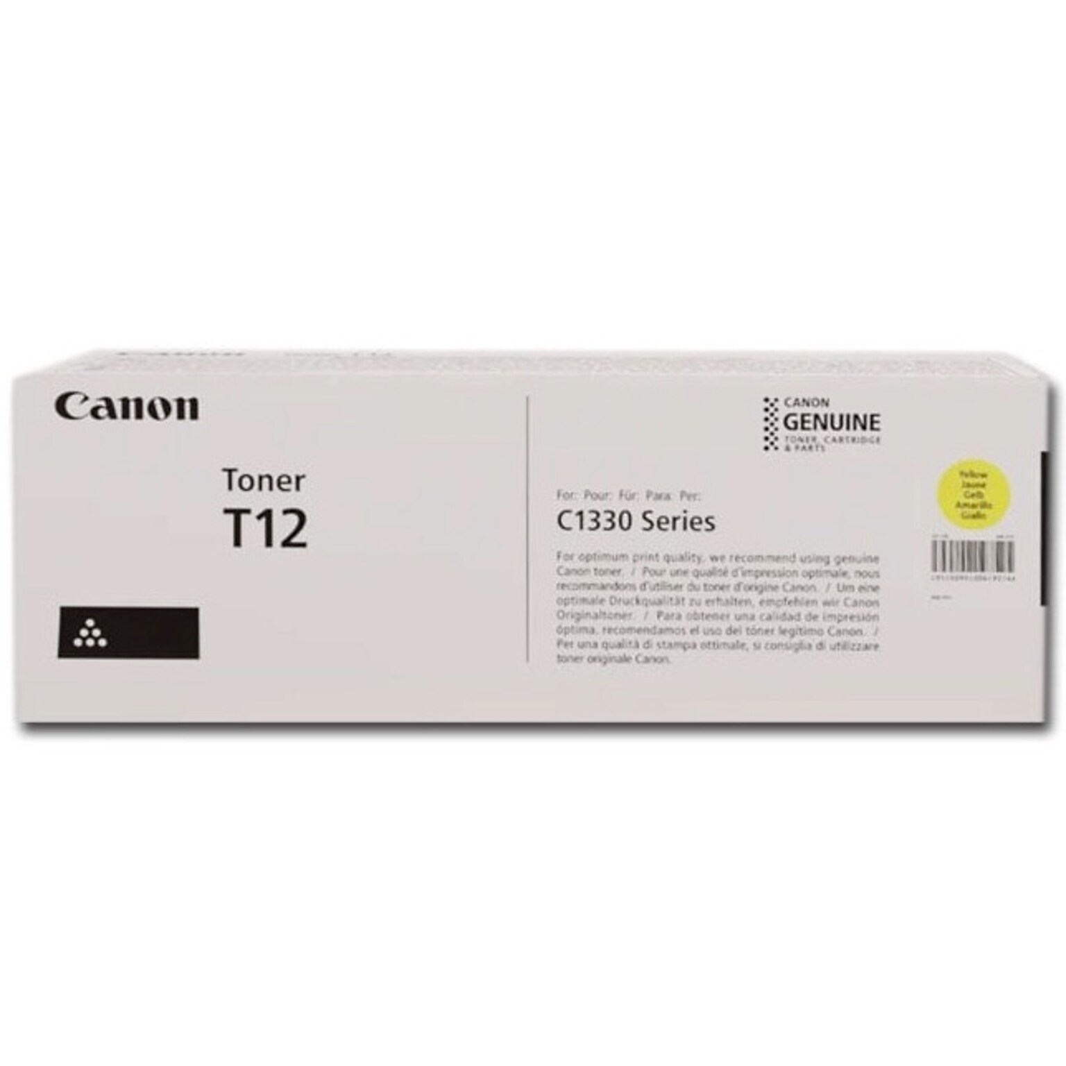 Canon T12 Yellow Standard Yield Toner Cartridge (5095C005AA)
