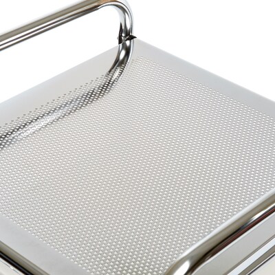 Seville Classics 10-Drawer Storage Cart, Frosted White (SHE16218WB)