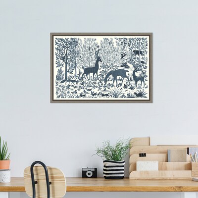 Amanti Art Forest Life I by Miranda Thomas Framed Canvas Wall Art Print, 23 x 16 (A42674078919)