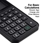 8-Digit Solar and Battery Basic Pocket Calculator, Black (ST130-CC)