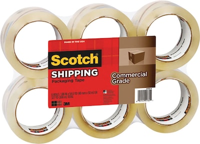 ScotchÂ® 55yd. Clear Packaging Tape