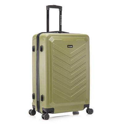 US Army FOX 28" Hardside Suitcase, 4-Wheeled Spinner, TSA Checkpoint Friendly, Olive Drab (USLFOX00L-GRN)