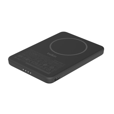 Belkin BoostCharge Magnetic USB-C Power Bank for Apple, 7.5W, 2 ft., Black (BPD010FQBK)