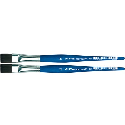 da Vinci FORTE BASIC Acrylic Synthetic Student Flat Brush, 2 /Pack (DVXVA39416-2)