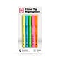 TRU RED™ Pocket Stick Highlighter with Grip, Chisel Tip, Assorted, 5/Pack (TR54584)