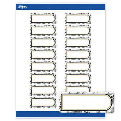 Avery Rectangle Laser/Inkjet Multipurpose Labels, 1 x 2-5/8, White, 160/Pack (19479371013)