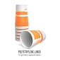 Perk™ Insulated Double Wall Paper Hot Cup, 16 oz., White/Orange, 360/Carton (PK59484CT)