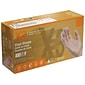 Ammex Professional X3 Vinyl Gloves, Medium, Powder/Latex Free, Clear, 100/Box (GPX344100)