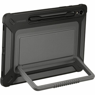 Samsung 11" Rugged Outdoor Cover for Galaxy Tab S9, Black (EF-RX710CBEGUJ)