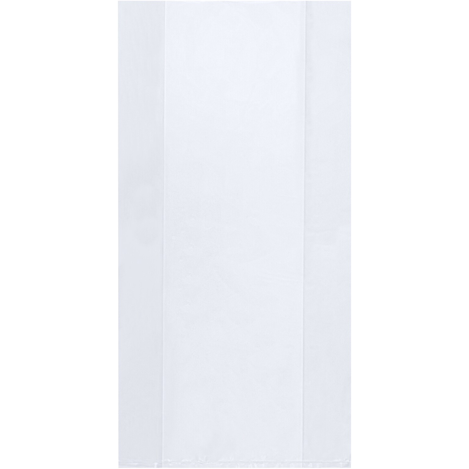 20 x 10 Gusseted Poly Bags, 1 Mil, Clear, 1000/Carton (PB1388)