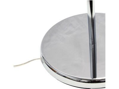 Lalia Home Studio Loft 55.5" Chrome Floor Lamp with Cylindrical Shade (LHF-5021-CH)