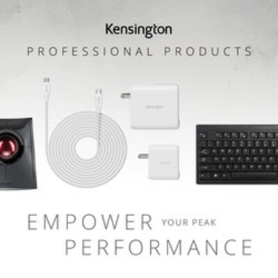 Kensington 70W 3-Port USB-C GaN Charger for Laptops & Mobile Devices, White (K38101NA)