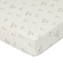 Organic Cotton Bunny Fitted Crib Sheet