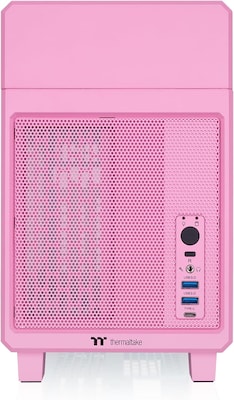 Thermaltake TR100 Mini ITX Mini-Tower Computer Case, Bubble Pink (CA-11A-00SANN-00)
