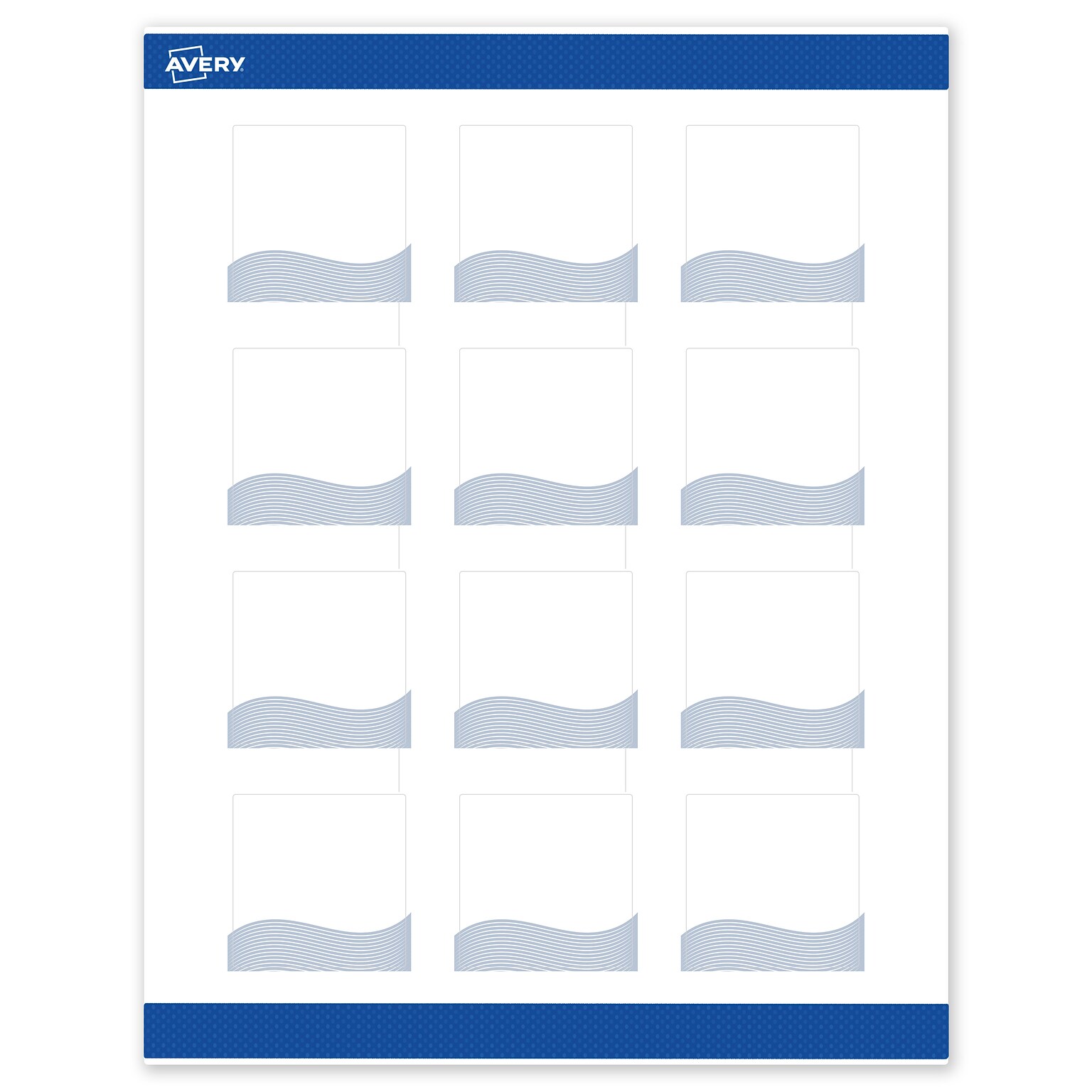 Avery Laser/Inkjet Square Multipurpose Labels, 2 x 2, White, 120/Pack (S00ETW)