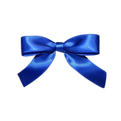 JAM Paper Satin Bows, Royal Blue, 100/Pack (52640349175)