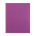 Staples® 2-Pocket Portfolio with Fastener, Purple (55479)