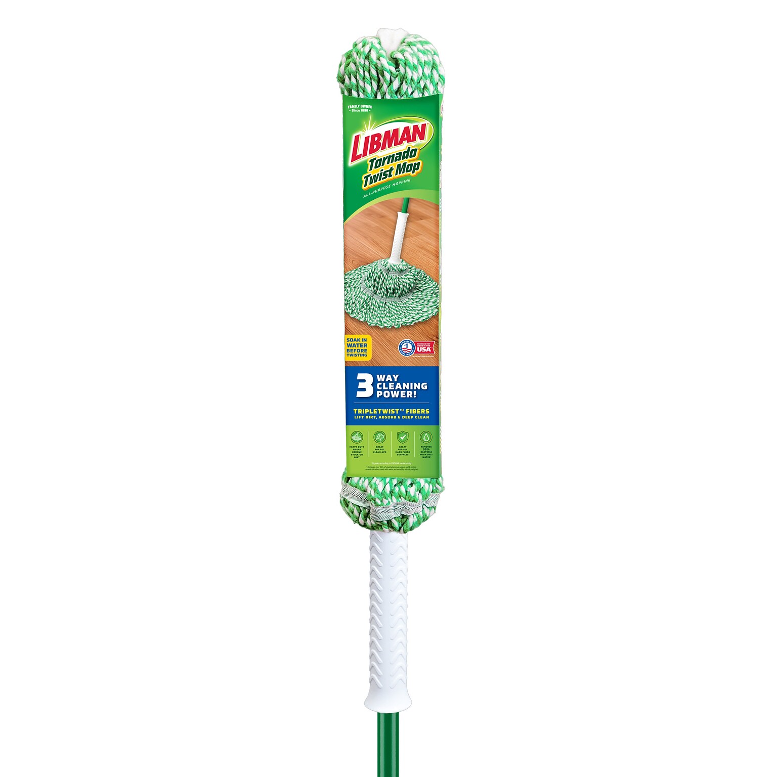 Libman Tornado Mop, Multicolor, 4/Carton (2030004)