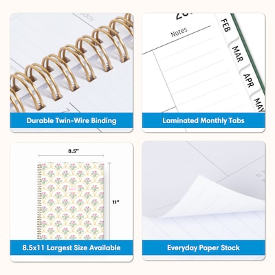 2027 Blue Sky 8.5" x 11" Weekly & Monthly Planner (164265)