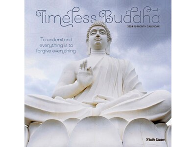 2024 BrownTrout Timeless Buddha 12 x 12 Monthly Wall Calendar (9781975470081)