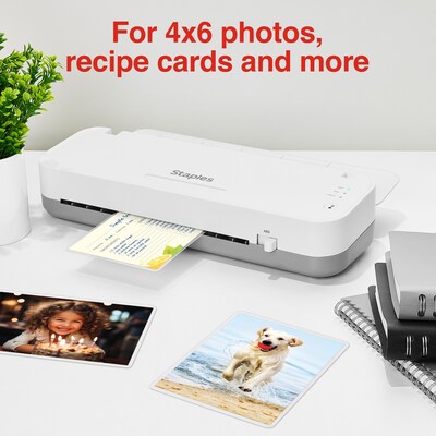Staples Thermal Laminating Pouches, Photo, 5 Mil, 25/Pack (5201004/5201007)