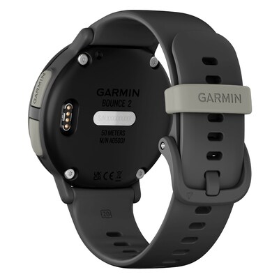 Garmin Bounce 2 Kids Smartwatch, GPS, 43mm, Slate Gray Silicone Band (010-03399-00)