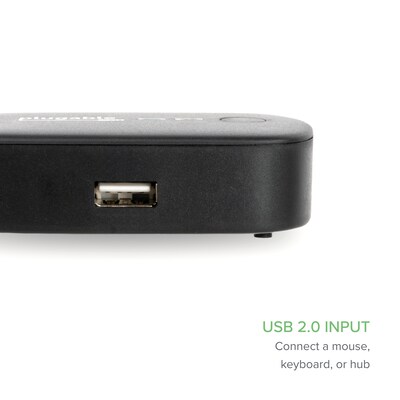Plugable USB 2.0 Switch for USB Device Port Sharing Between Two Computers (USB2-SWITCH2)