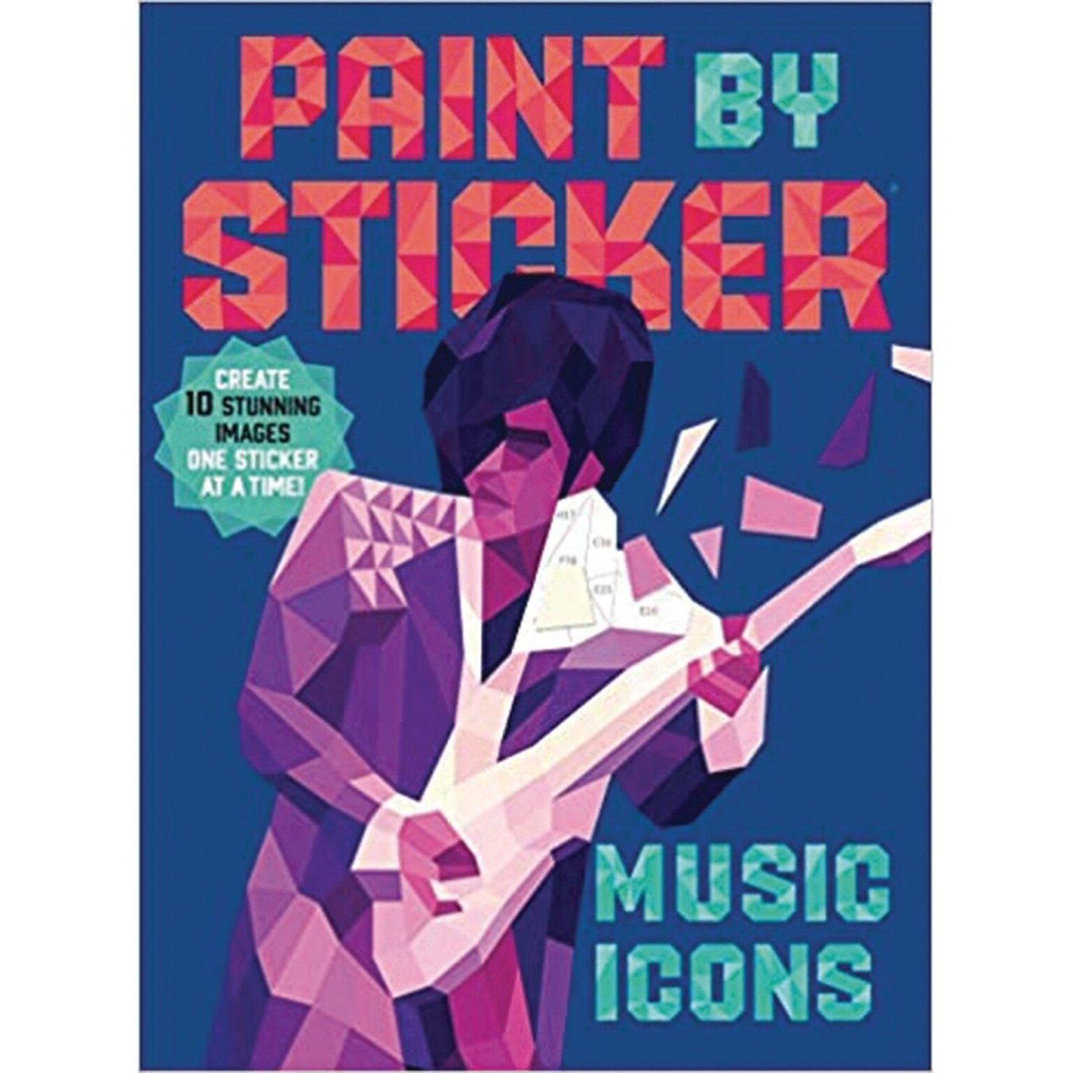 Workman Paint by Sticker Music Icons Activity Book (PS1450)
