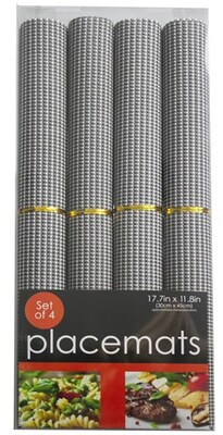 4 Piece Rolled Placemat Set