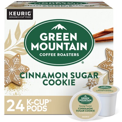 Green Mountain Cinnamon Sugar Cookie Coffee Keurig® K-Cup® Pods, Medium Roast, 24/Box (35814)