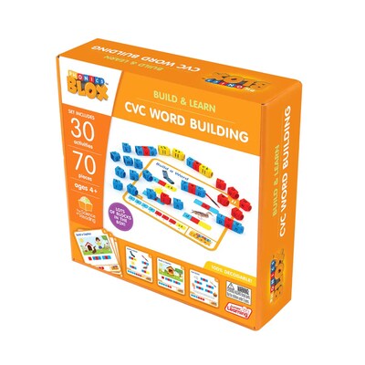 Junior Learning CVC Word Building Rainbow Phonics, Phase 2, 100/Set (JRL734)