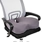 Mind Reader Memory Foam Office Chair Ergonomic Orthopedic Cushion, Gray (ORTHOCUSH-GRY)