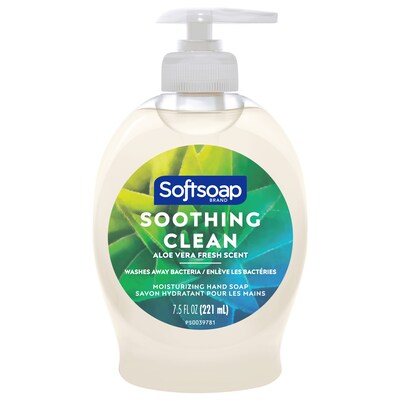 Softsoap Liquid Hand Soap, Soothing Clean Scent, 6/Carton (US04968A/12601)