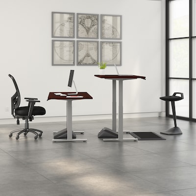 Bush Business Furniture Move 60 Series 72"W Electric Height Adjustable Standing Desk, Hansen Cherry (M6S7230HCSK)