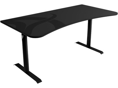 Arozzi Arena 63"W Gaming Desk, Dark Gray (ARENA-NA-DARK-GREY)