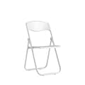 Flash Furniture  Hercules Series 880lb Capacity Heavy-Duty Plastic Folding Chair, White (RUTIWHT)