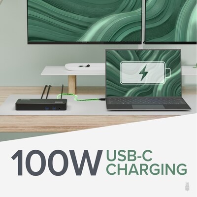 Plugable USB-C Triple HDMI Display Docking Station  (UD-3900PDZ)