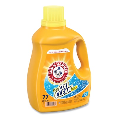 Arm & Hammer™ OxiClean HE Liquid Laundry Detergent, Fresh, 77 Loads, 100.5 oz., 4/Carton (CDC3320050027)