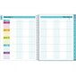2023-2024 Blue Sky Dots 8.5 x 11 Academic Weekly & Monthly Teacher Planner, Plastic Cover, Multico