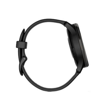 Garmin vívomove Trend Smartwatch, 40.4mm, Black Silicone Band (010-02665-00)