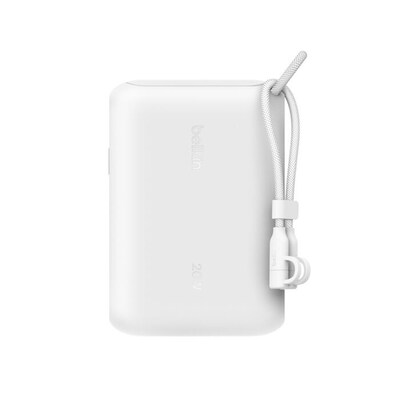 Belkin BoostCharge Power Bank, 20W, White (BPB027FQWH)