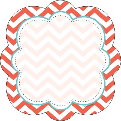 Barker Creek Beautiful Chevron Double-Sided Accents, 36/Pack (LL2202)